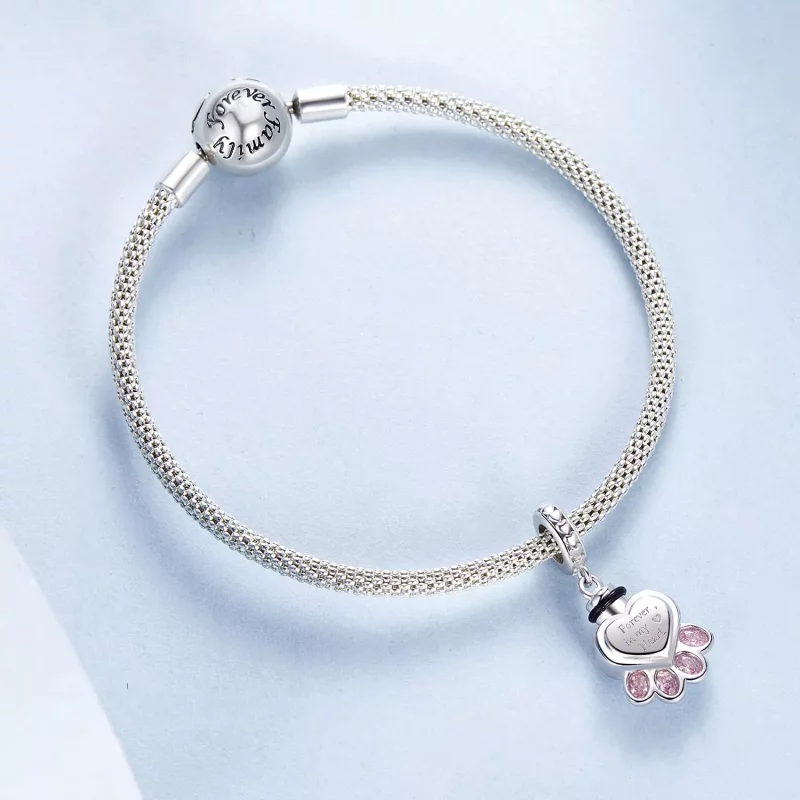 (afbeelding voor) PANDORA Stijl Huisdier urn gedenkdoos hanger - BSC1037 - Bekijken 5