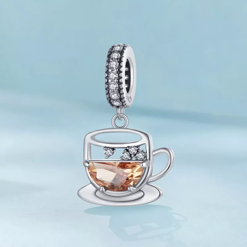 (afbeelding voor) PANDORA Stijl Interessante koffie hanger - SCC2842 - Bekijken 2