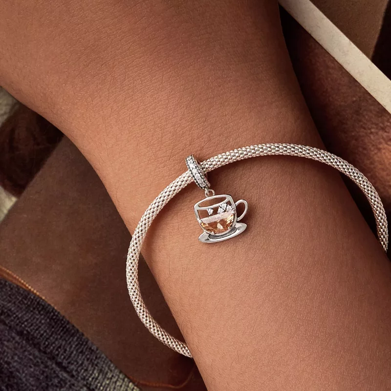 (afbeelding voor) PANDORA Stijl Interessante koffie hanger - SCC2842 - Bekijken 7