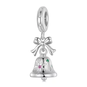 PANDORA-stijl kerstbelhanger - BSC1067 (afbeelding voor) PANDORA-stijl kerstbelhanger - BSC1067