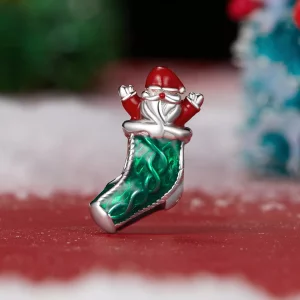 PANDORA-stijl kerstkous kralen - SCC2915 (afbeelding voor) PANDORA-stijl kerstkous kralen - SCC2915