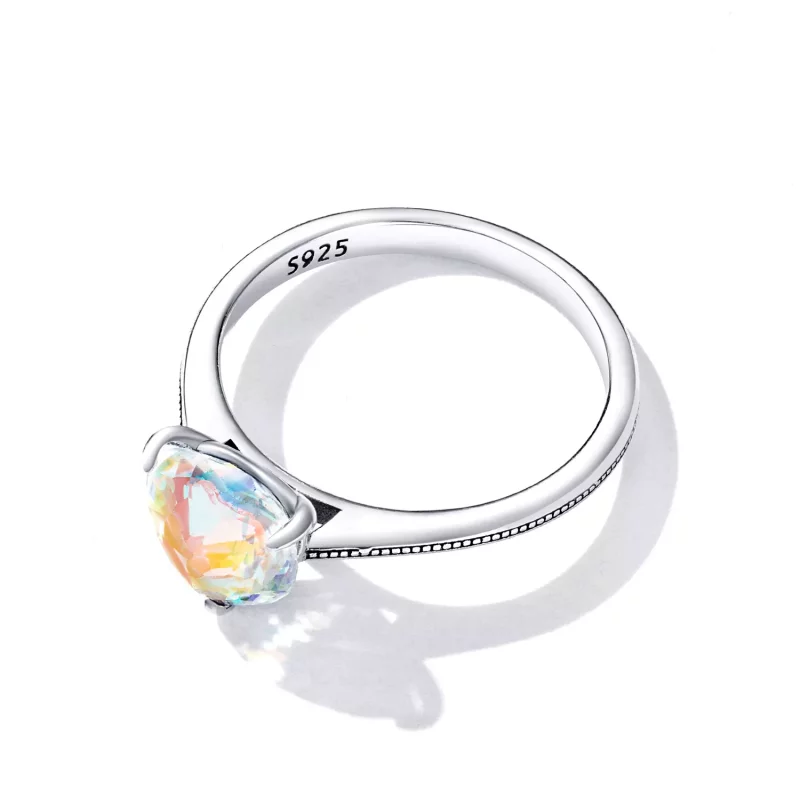 (afbeelding voor) PANDORA Stijl Kleurrijke Hart Ring - BSR252 - Bekijken 4
