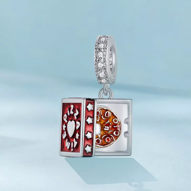 (afbeelding voor) PANDORA Stijl Leuke Pizza Hanger - SCC2841 - Bekijken 2