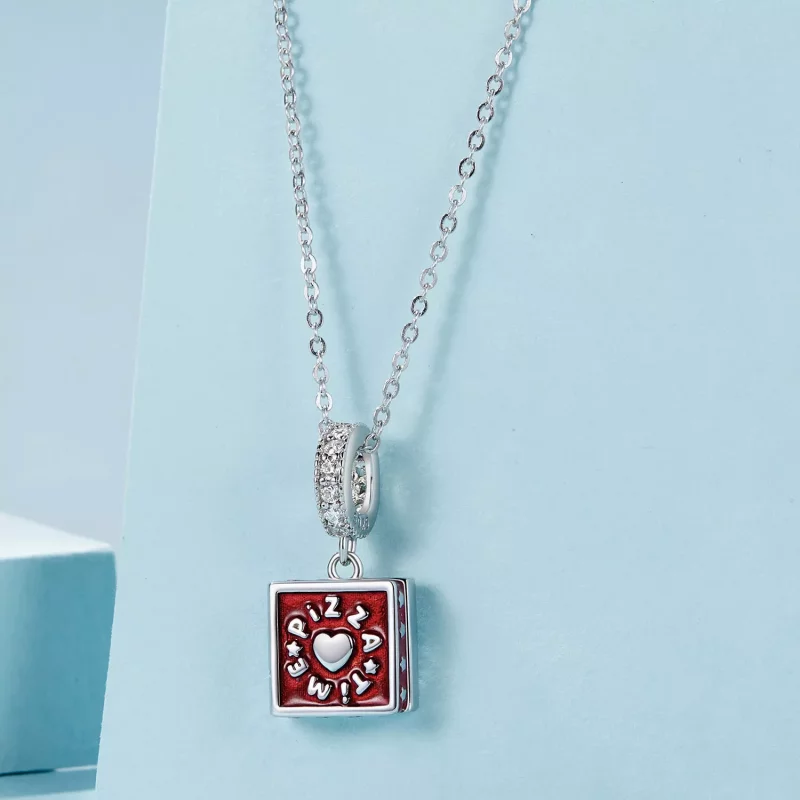 (afbeelding voor) PANDORA Stijl Leuke Pizza Hanger - SCC2841 - Bekijken 3