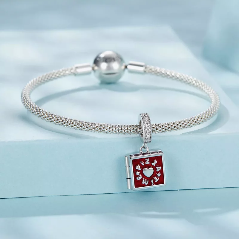 (afbeelding voor) PANDORA Stijl Leuke Pizza Hanger - SCC2841 - Bekijken 4