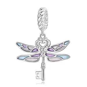 PANDORA Stijl Libelle Sleutel Hanger - BSC603 (afbeelding voor) PANDORA Stijl Libelle Sleutel Hanger - BSC603