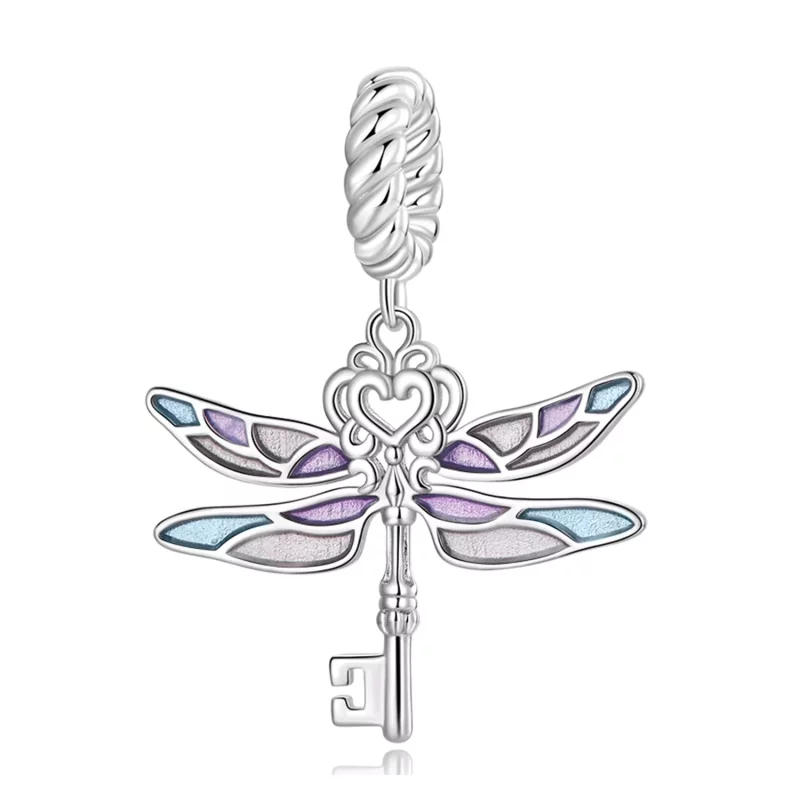 (afbeelding voor) PANDORA Stijl Libelle Sleutel Hanger - BSC603