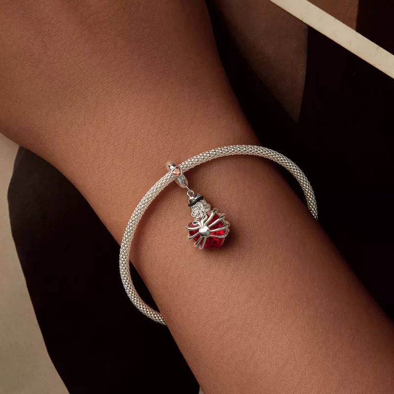 (afbeelding voor) PANDORA Stijl Memorial Rose Hart Rood - BSC1058-RD - Bekijken 5