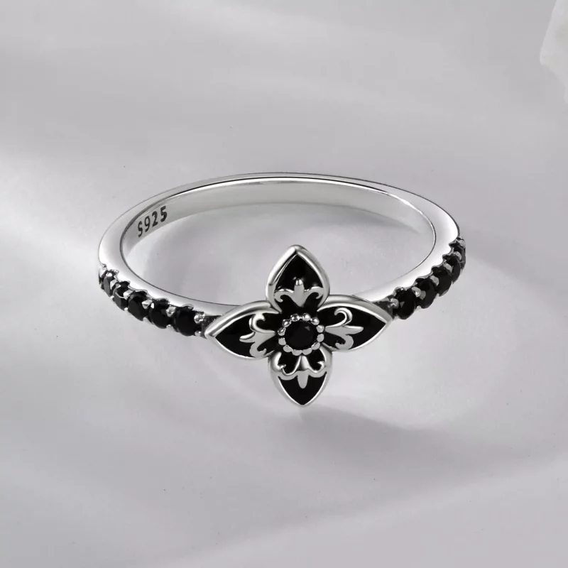 (afbeelding voor) PANDORA Stijl Nachtbloem Ring - SCR1075 - Bekijken 4