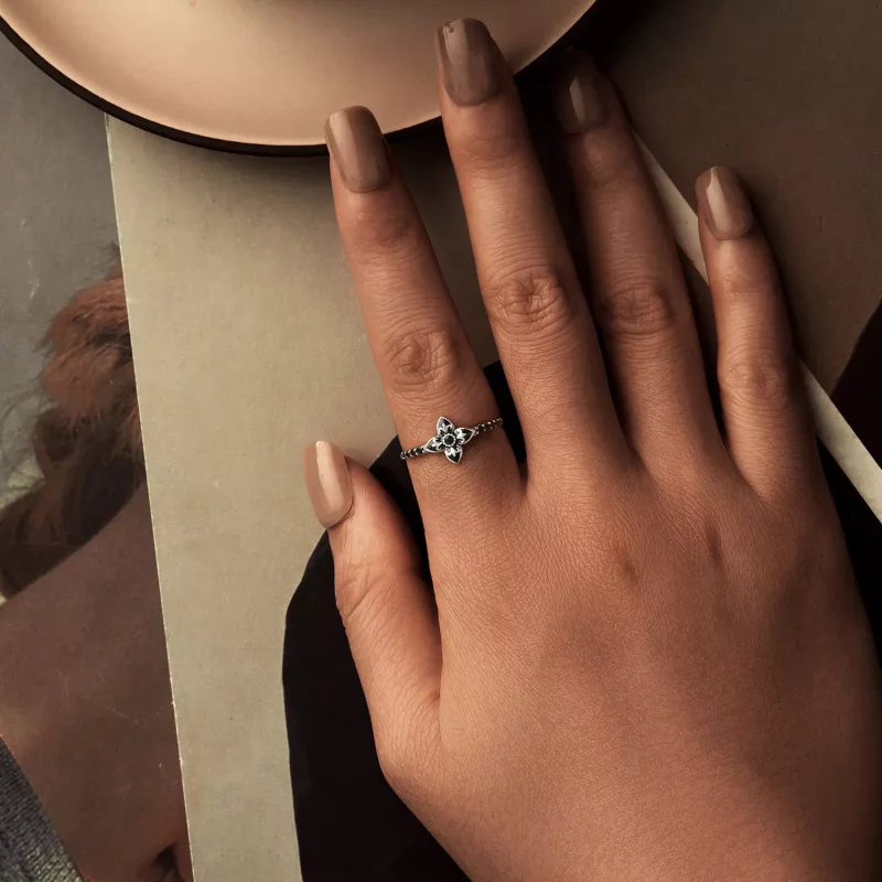 (afbeelding voor) PANDORA Stijl Nachtbloem Ring - SCR1075 - Bekijken 6