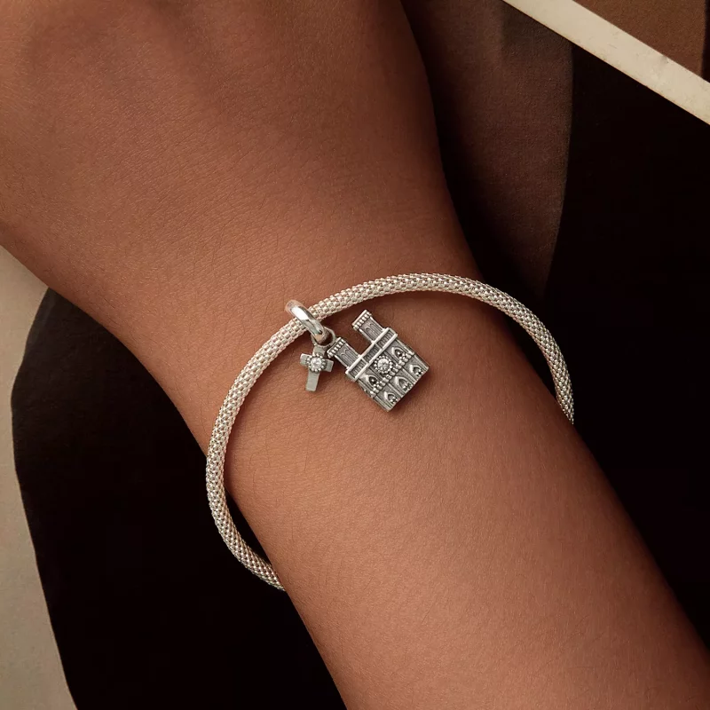 (afbeelding voor) PANDORA-stijl Notre Dame de Paris-hanger - SCC2873 - Bekijken 6