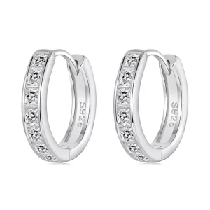 PANDORA Stijl Prinses Vierkante Sprankelende Oorbellen - BSE1102 (afbeelding voor) PANDORA Stijl Prinses Vierkante Sprankelende Oorbellen - BSE1102