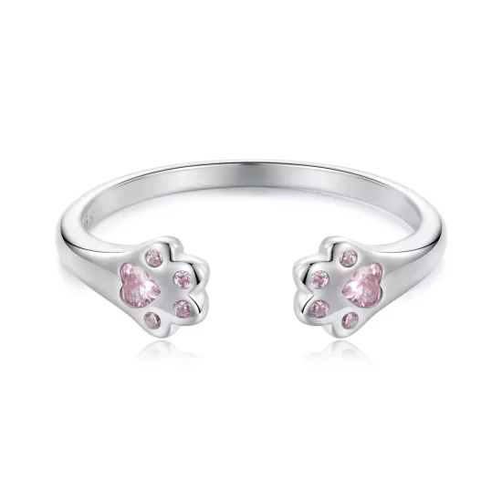 (afbeelding voor) PANDORA Stijl Schattige klauwring - SCR1050-E