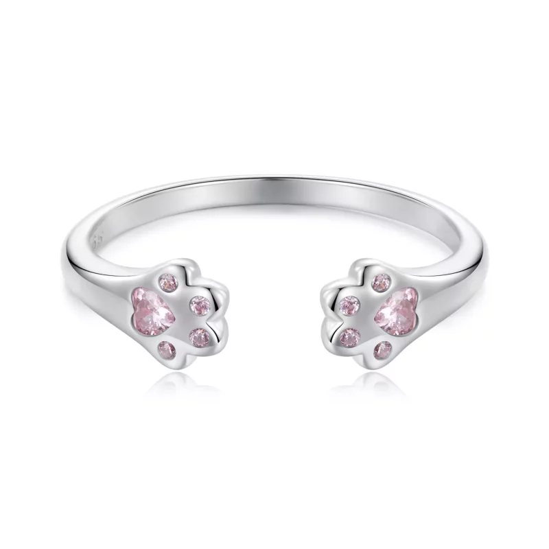 (afbeelding voor) PANDORA Stijl Schattige klauwring - SCR1050-E