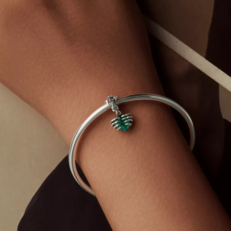 (afbeelding voor) PANDORA Stijl Schedel Hart Hanger - BSC1061 - Bekijken 6