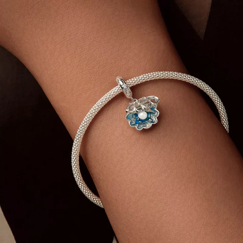 (afbeelding voor) PANDORA Stijl Schelp Hanger - SCC2884 - Bekijken 5
