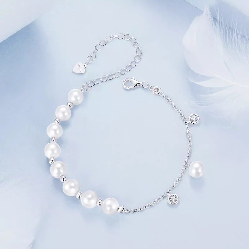 (afbeelding voor) PANDORA Stijl Schelp Kraal Kwast Armband - BSB189 - Bekijken 4