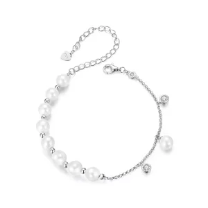 PANDORA Stijl Schelp Kraal Kwast Armband - BSB189 (afbeelding voor) PANDORA Stijl Schelp Kraal Kwast Armband - BSB189