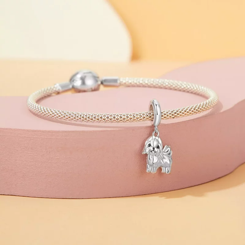 (afbeelding voor) PANDORA Stijl Shih Tzu Hanger - SCC2834 - Bekijken 3