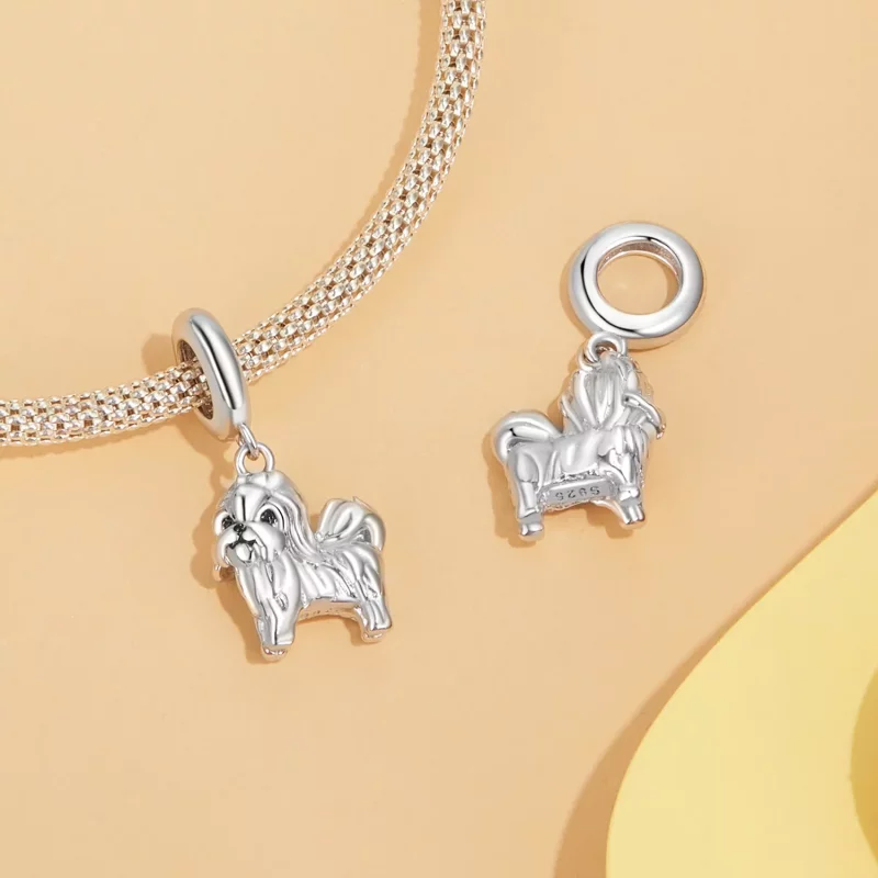 (afbeelding voor) PANDORA Stijl Shih Tzu Hanger - SCC2834 - Bekijken 4