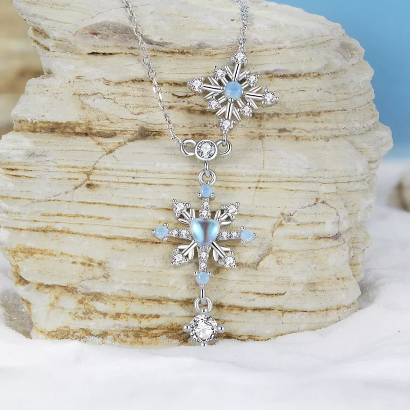 (afbeelding voor) PANDORA Stijl Sneeuwvlok Ketting - BSN364 - Bekijken 2