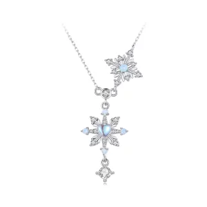 (afbeelding voor) PANDORA Stijl Sneeuwvlok Ketting - BSN364