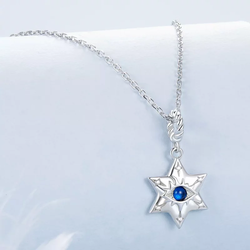 (afbeelding voor) PANDORA-stijl Starburst Demon Eye-ketting - BSN397 - Bekijken 2