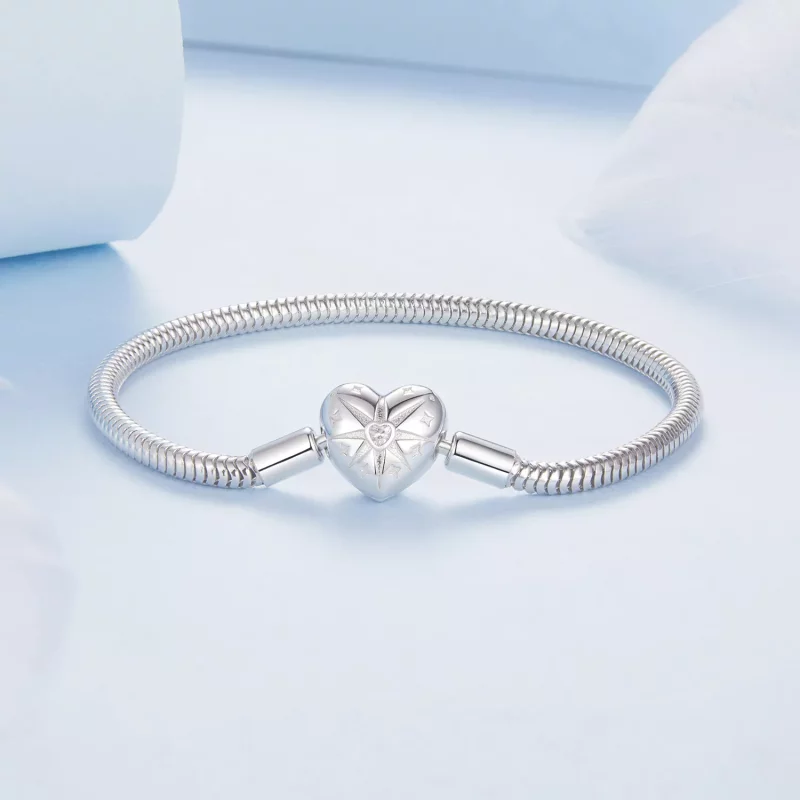 (afbeelding voor) PANDORA Stijl Ster Hart Basis Armband - BSB196 - Bekijken 4