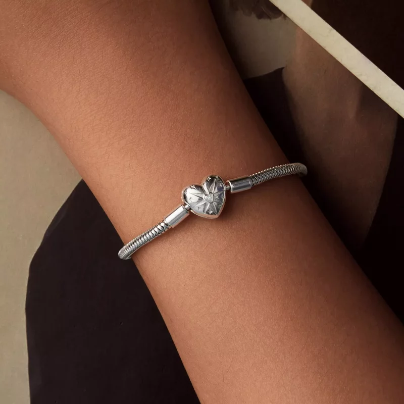(afbeelding voor) PANDORA Stijl Ster Hart Basis Armband - BSB196 - Bekijken 8
