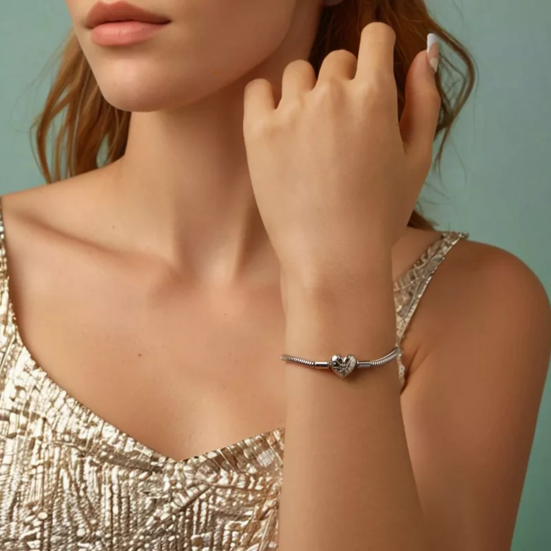(afbeelding voor) PANDORA Stijl Ster Hart Basis Armband - BSB196 - Bekijken 9