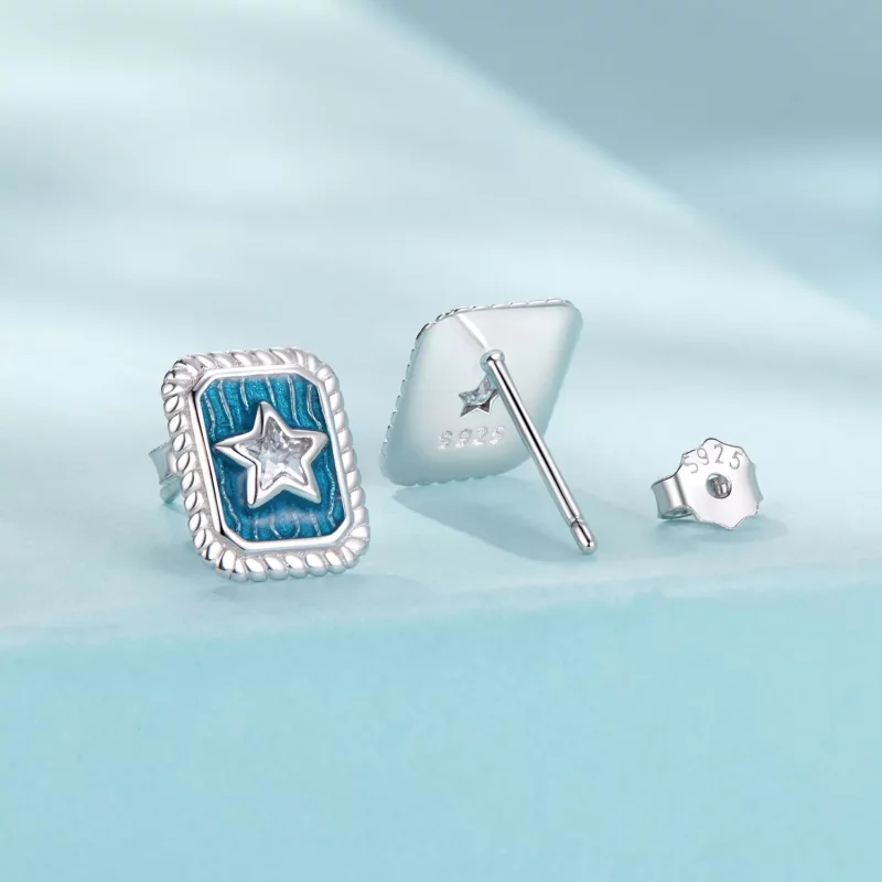 (afbeelding voor) PANDORA Stijl Ster Retro Oorbellen - SCE1796 - Bekijken 2