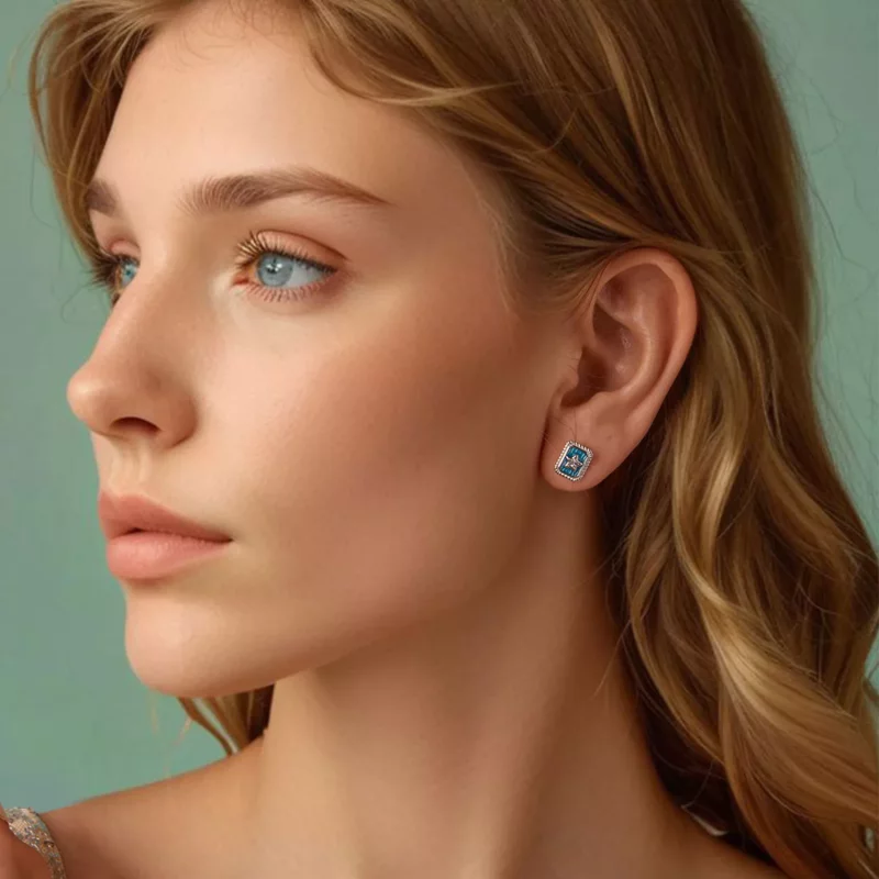 (afbeelding voor) PANDORA Stijl Ster Retro Oorbellen - SCE1796 - Bekijken 7