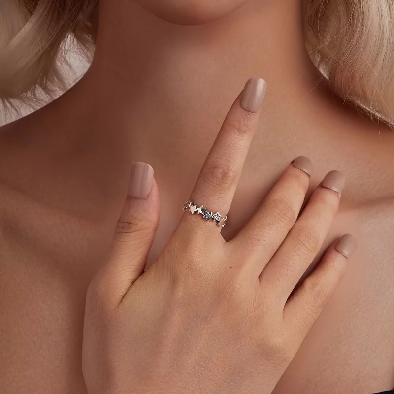 (afbeelding voor) PANDORA Stijl Ster Ring - BSR585 - Bekijken 7