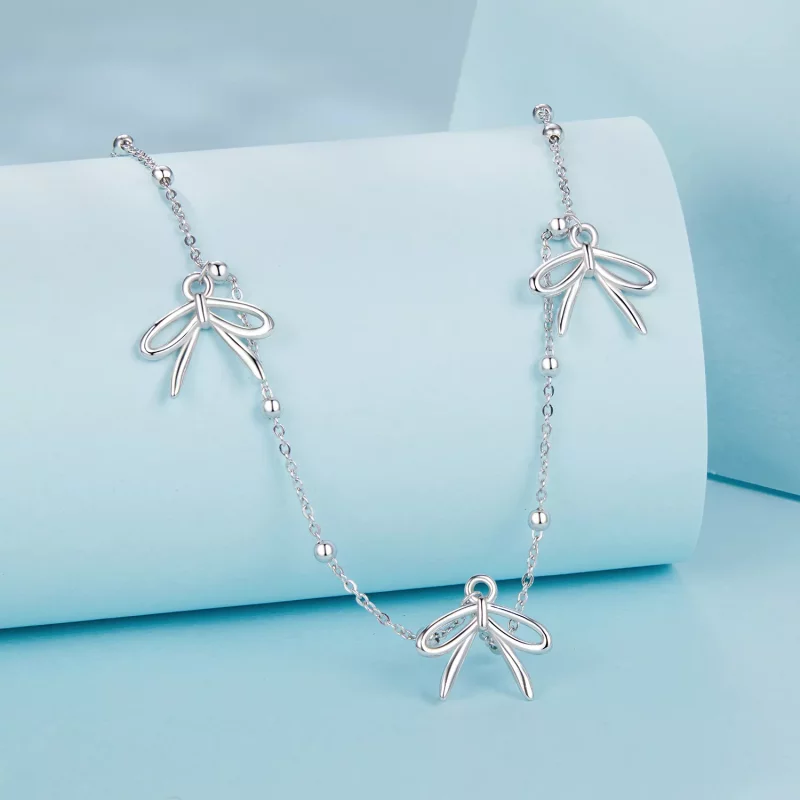 (afbeelding voor) PANDORA Stijl Strik ketting - SCN529 - Bekijken 2