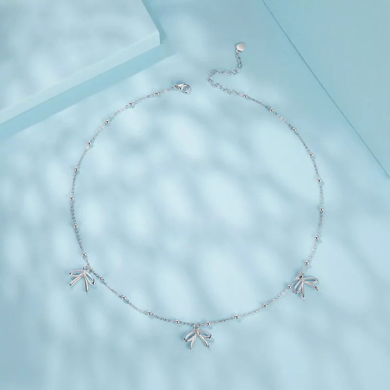 (afbeelding voor) PANDORA Stijl Strik ketting - SCN529 - Bekijken 3