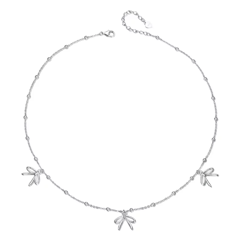 (afbeelding voor) PANDORA Stijl Strik ketting - SCN529
