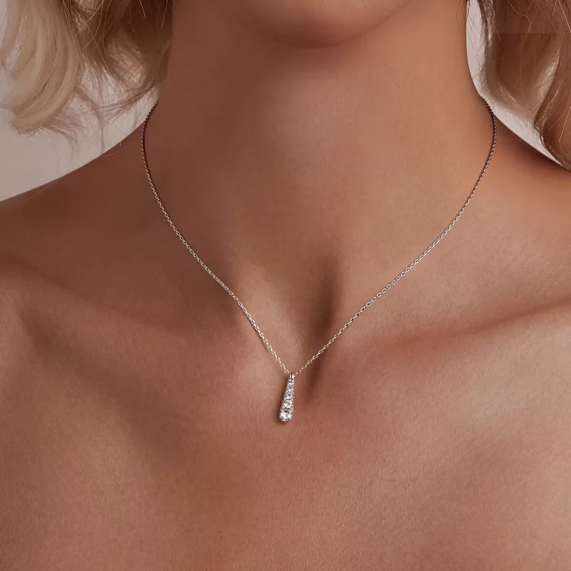 (afbeelding voor) PANDORA Stijl Temperament waterdruppel ketting - BSN399 - Bekijken 4