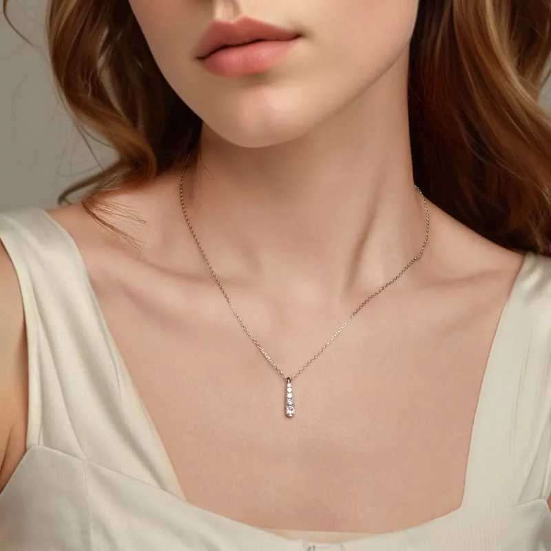 (afbeelding voor) PANDORA Stijl Temperament waterdruppel ketting - BSN399 - Bekijken 5