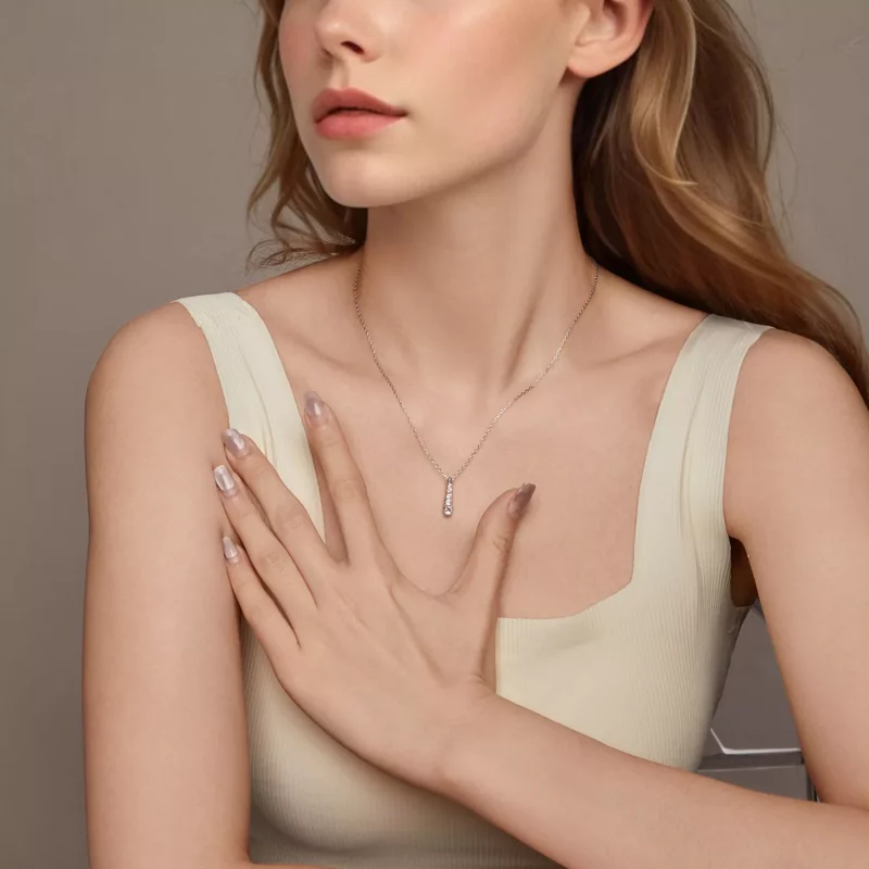 (afbeelding voor) PANDORA Stijl Temperament waterdruppel ketting - BSN399 - Bekijken 6