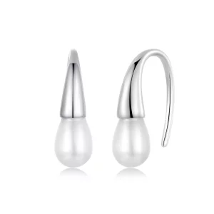 PANDORA Stijl Traanvormige Parel Oorbellen - BSE1054 (afbeelding voor) PANDORA Stijl Traanvormige Parel Oorbellen - BSE1054