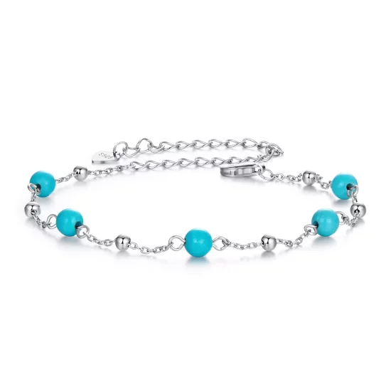 (afbeelding voor) PANDORA Stijl Turquoise Armband - BSB197