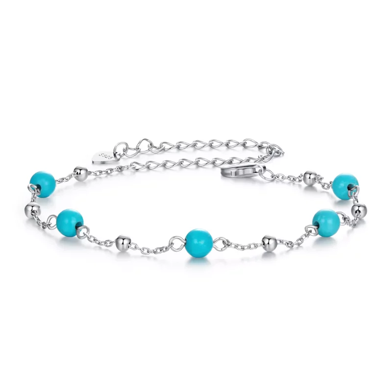 (afbeelding voor) PANDORA Stijl Turquoise Armband - BSB197