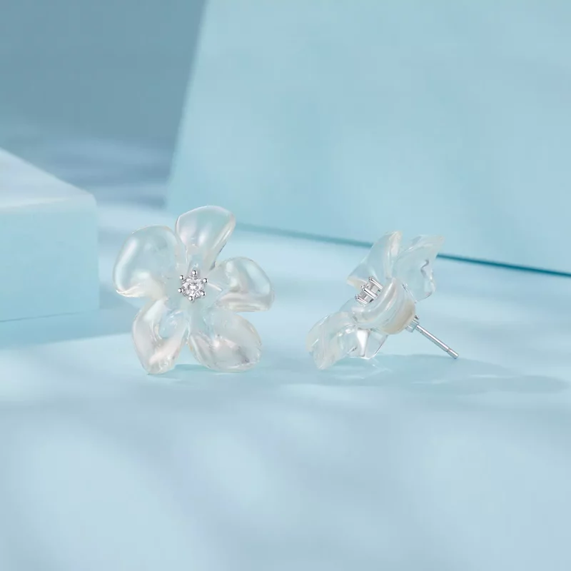 (afbeelding voor) PANDORA Stijl Verse bloemen oorbellen - SCE1804 - Bekijken 4