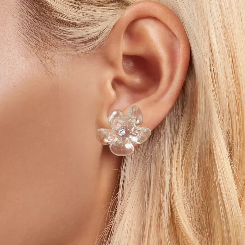 (afbeelding voor) PANDORA Stijl Verse bloemen oorbellen - SCE1804 - Bekijken 5