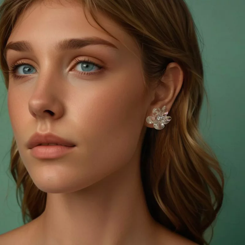 (afbeelding voor) PANDORA Stijl Verse bloemen oorbellen - SCE1804 - Bekijken 7