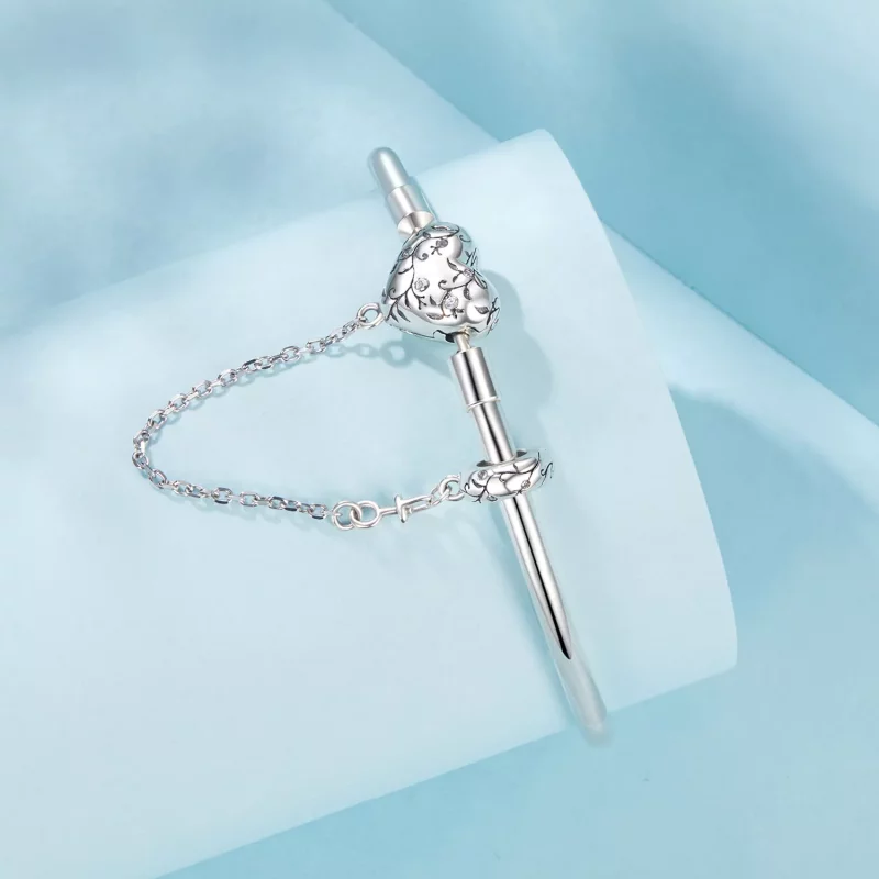 (afbeelding voor) PANDORA Stijl Vintage Hart Armband - SCB287 - Bekijken 2