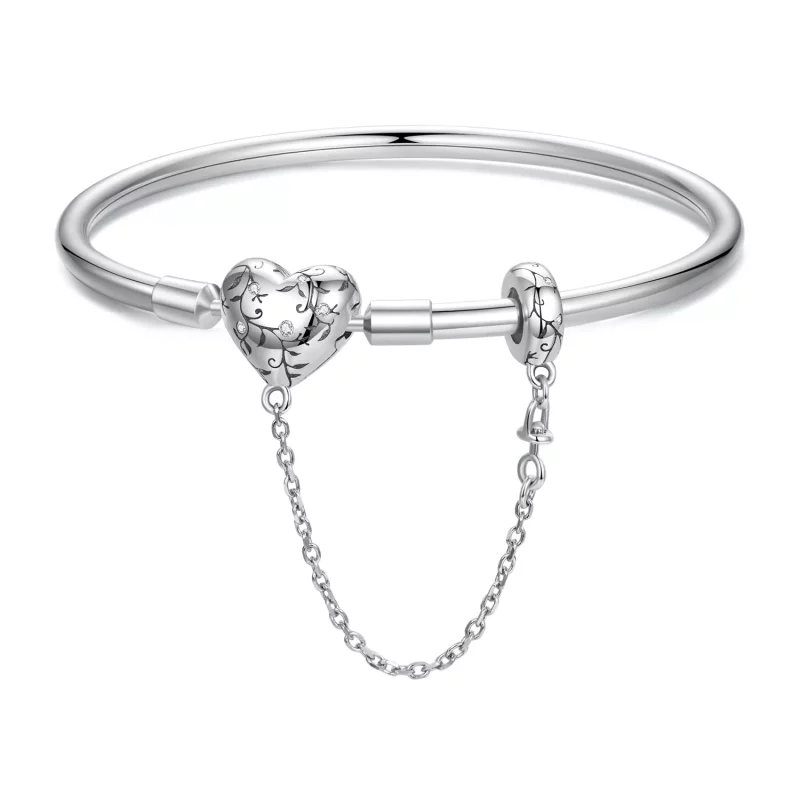 (afbeelding voor) PANDORA Stijl Vintage Hart Armband - SCB287