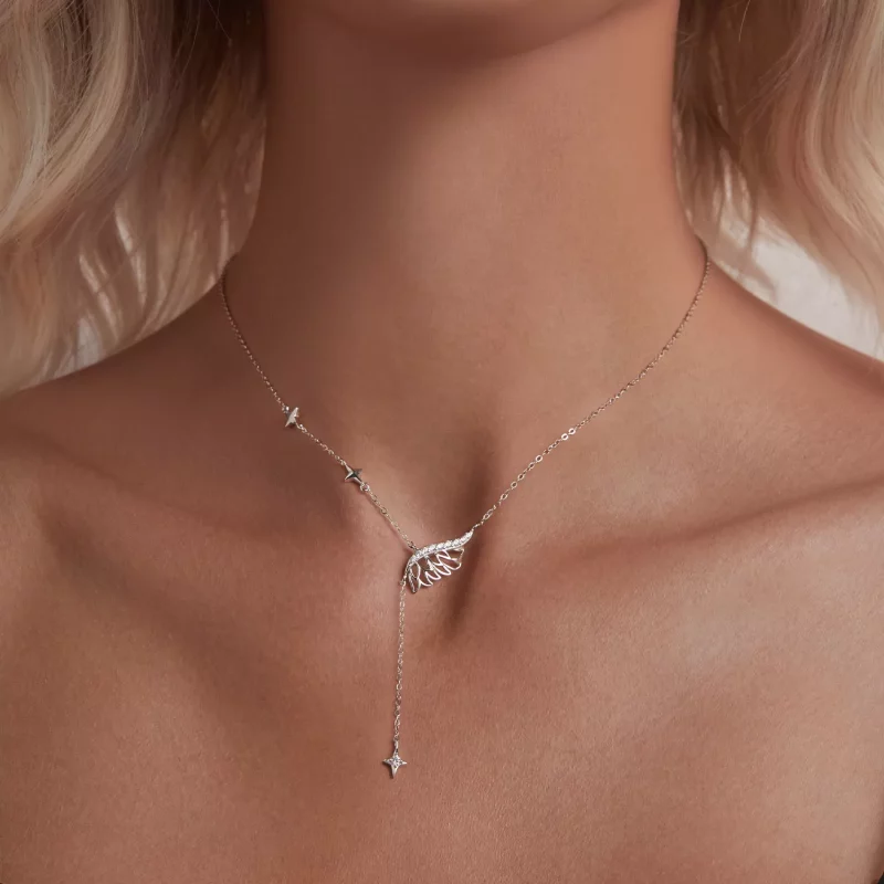 (afbeelding voor) PANDORA Stijl Vleugels Ketting - BSN395 - Bekijken 5