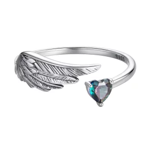 PANDORA Stijl Vleugels Open Ring - SCR1070-E (afbeelding voor) PANDORA Stijl Vleugels Open Ring - SCR1070-E