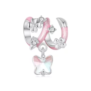 PANDORA Stijl Vlinder Liefdesbloem Kralen - SCC2828 (afbeelding voor) PANDORA Stijl Vlinder Liefdesbloem Kralen - SCC2828